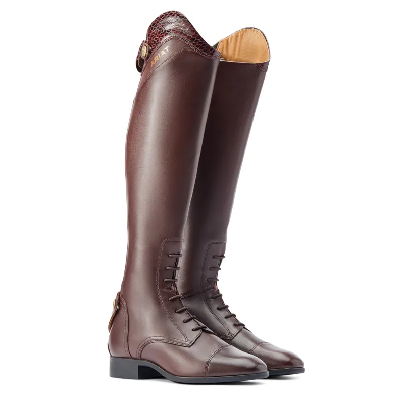Ariat Ladies Palisade Ellipse Tall Riding Boot Mahogany/Rust Cobra-1